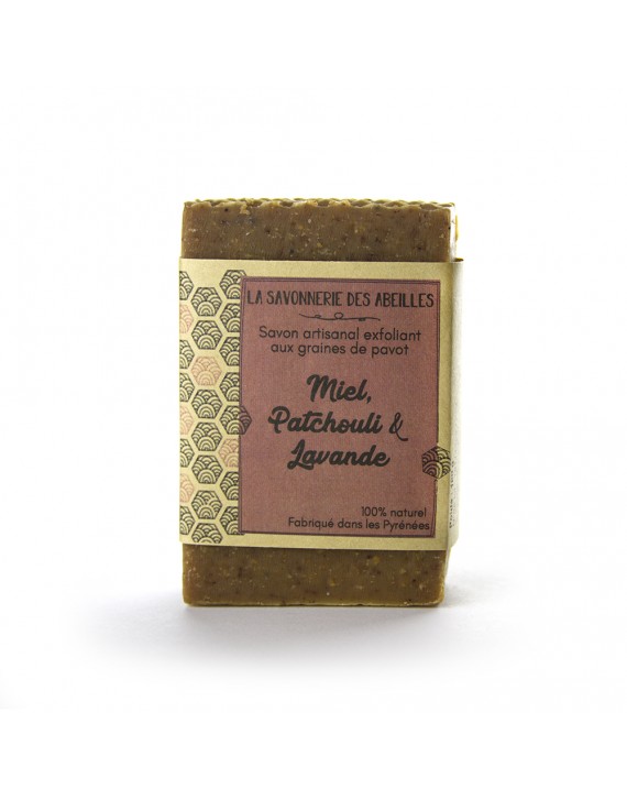 SAVON AU MIEL DE BRUYERE DES PYRENEES GRAINES DE PAVOT 