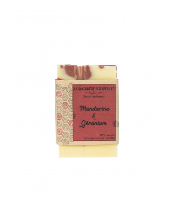 SAVON MANDARINE ET GERANIUM