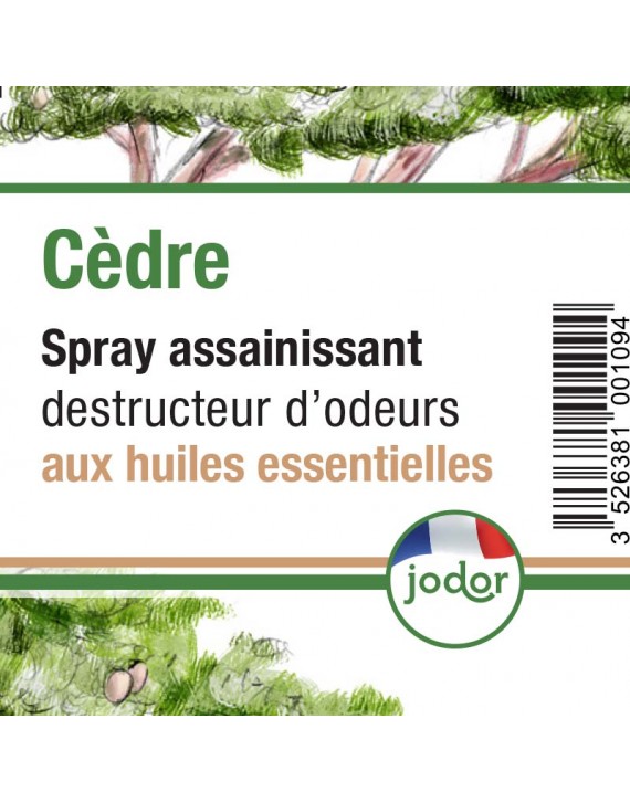 Parfum d'ambiance Jodor CEDRE